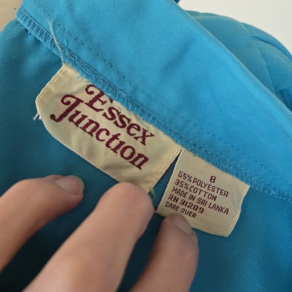 Vintage Blue Essex Junction Lightweight Jacket - Picture 4 of 4